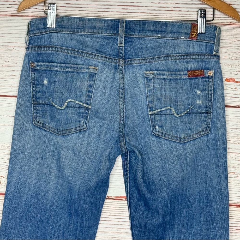 7 for all Mankind Josefina Skinny Boyfriend Jeans Sz 25 - Picture 7 of 14
